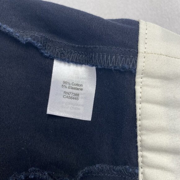 J.Crew Mercantile Mid Rise Ankle Pants Women Sz 8 Black Stretch Side Zip Used - Picture 11 of 16